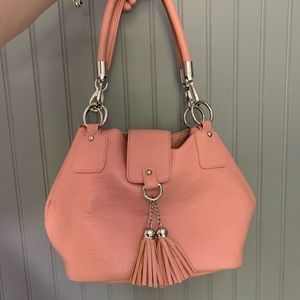 Pink handbag